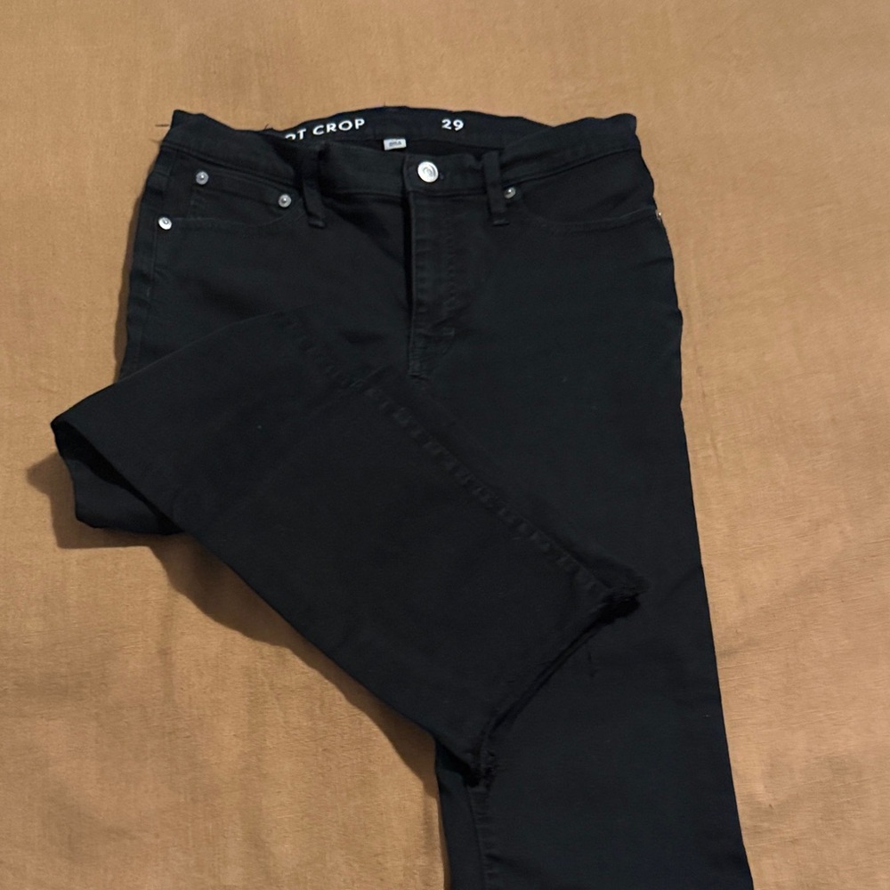 J. Crew Black Demi Boot Crop
